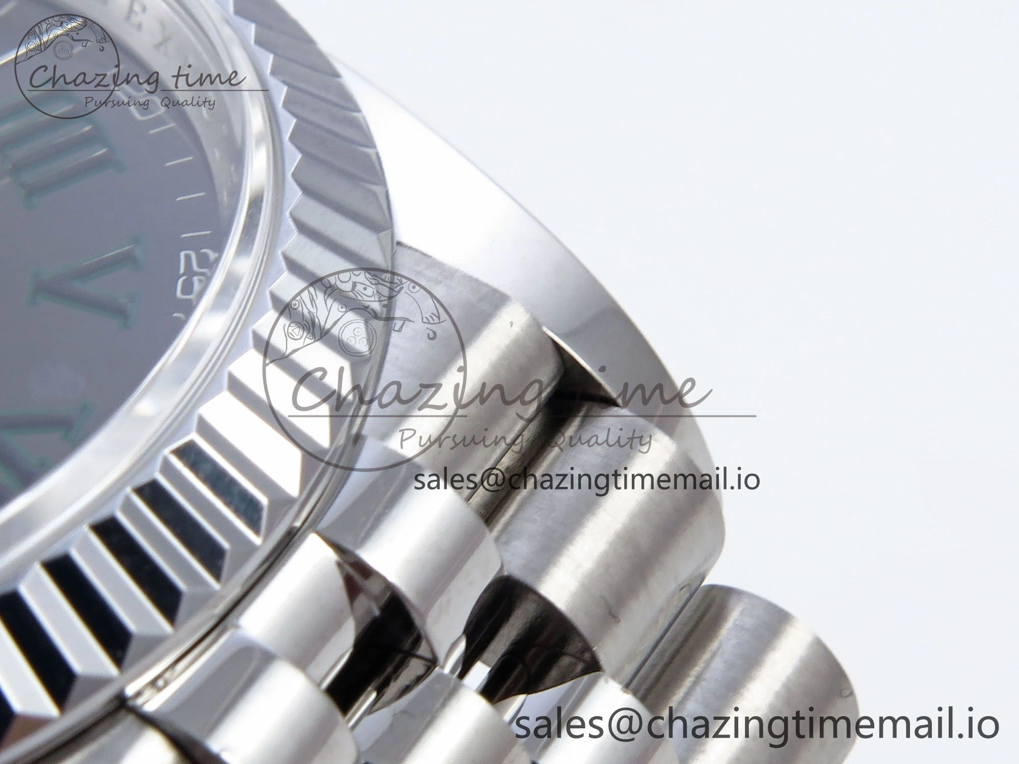 DateJust 36 126234 QF+ 1:1 Best Edition 904L Steel Gray Dial Green Roman Marker on SS Jubilee Bracelet VR StreetReady 921