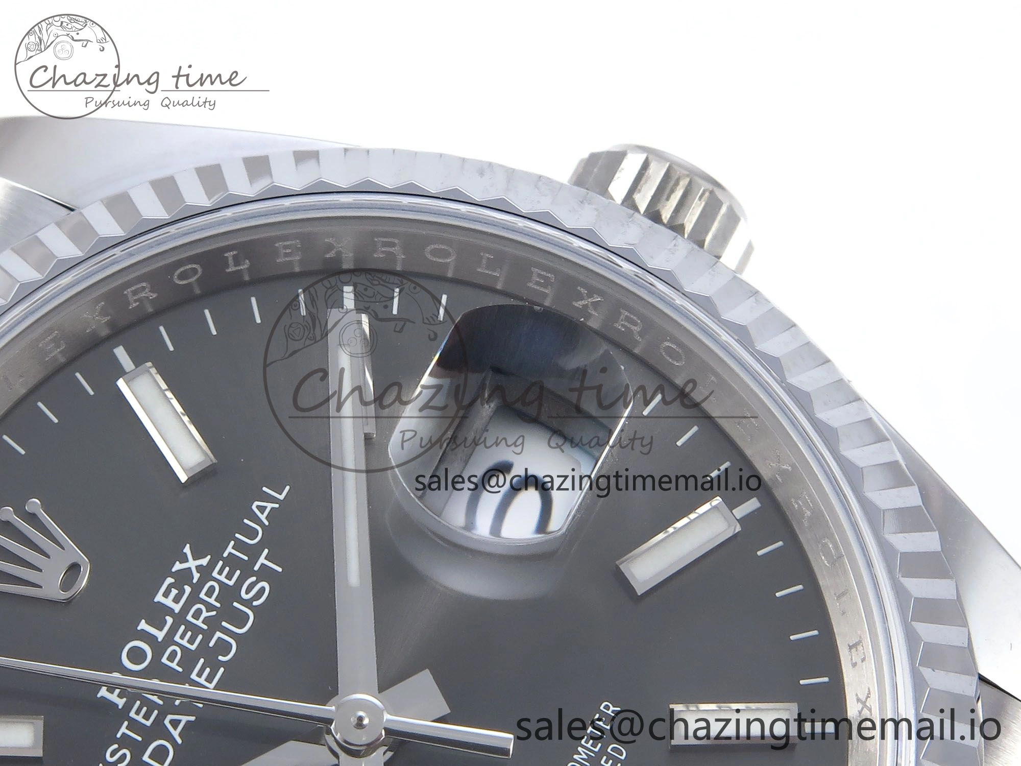 DateJust 36 126234 QF+ 1:1 Best Edition 904L Steel Gray Stick Dial on SS Jubilee Bracelet VR Unisex 924
