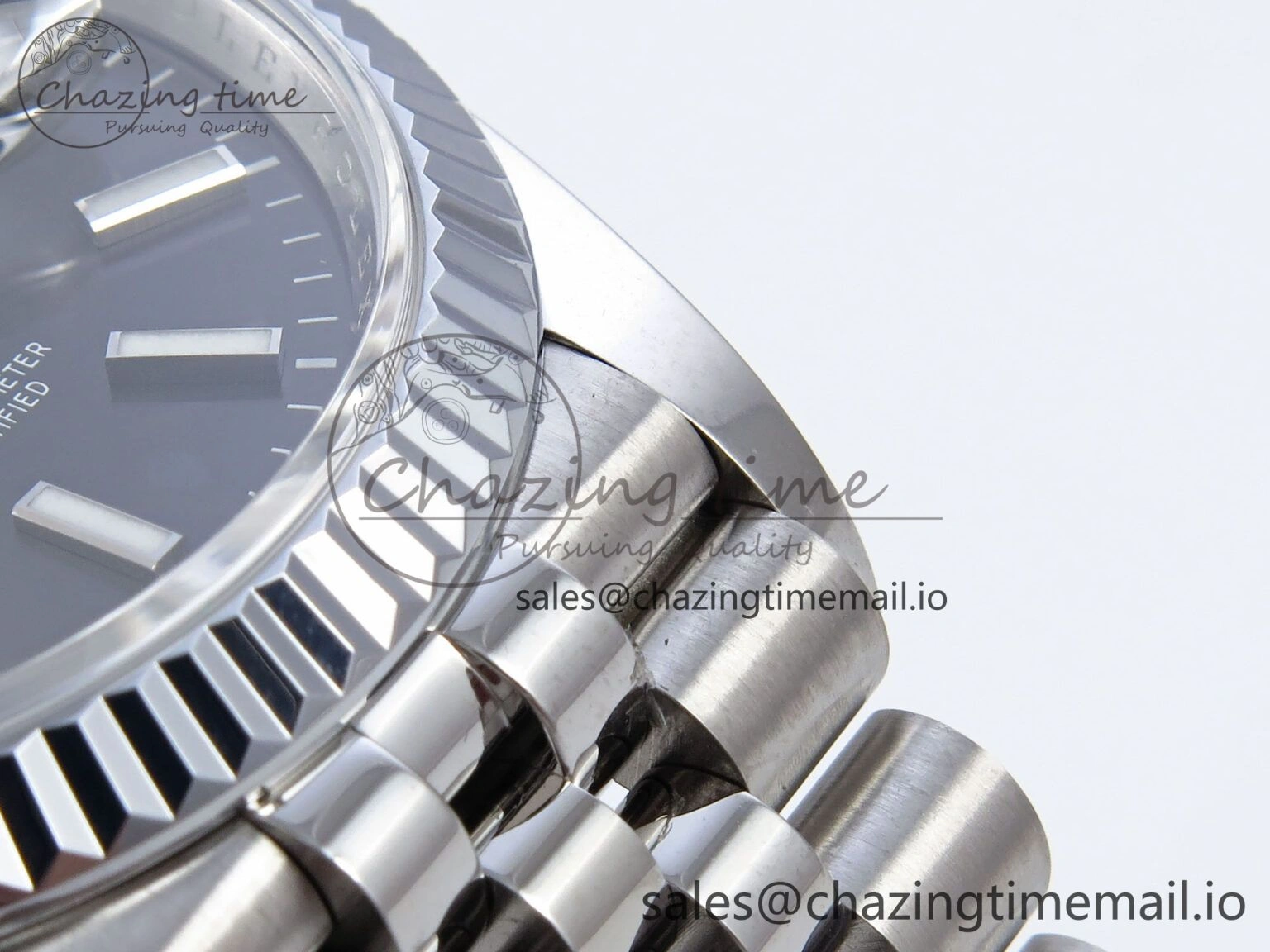 DateJust 36 126234 QF+ 1:1 Best Edition 904L Steel Gray Stick Dial on SS Jubilee Bracelet VR Unisex 924
