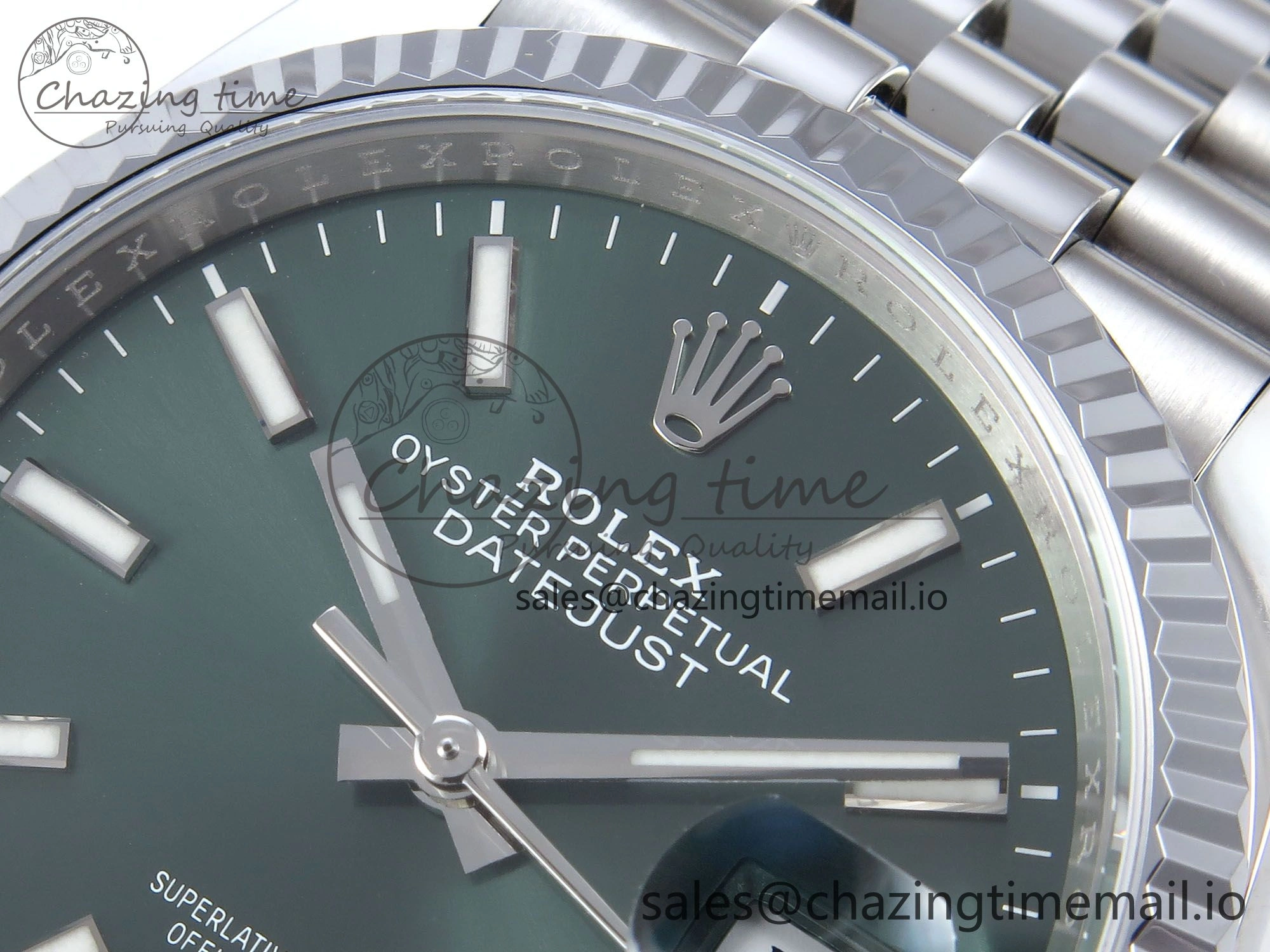 DateJust 36 126234 QF+ 1:1 Best Edition 904L Steel Green Stick Dial on SS Jubilee Bracelet VR EyeCatching 925