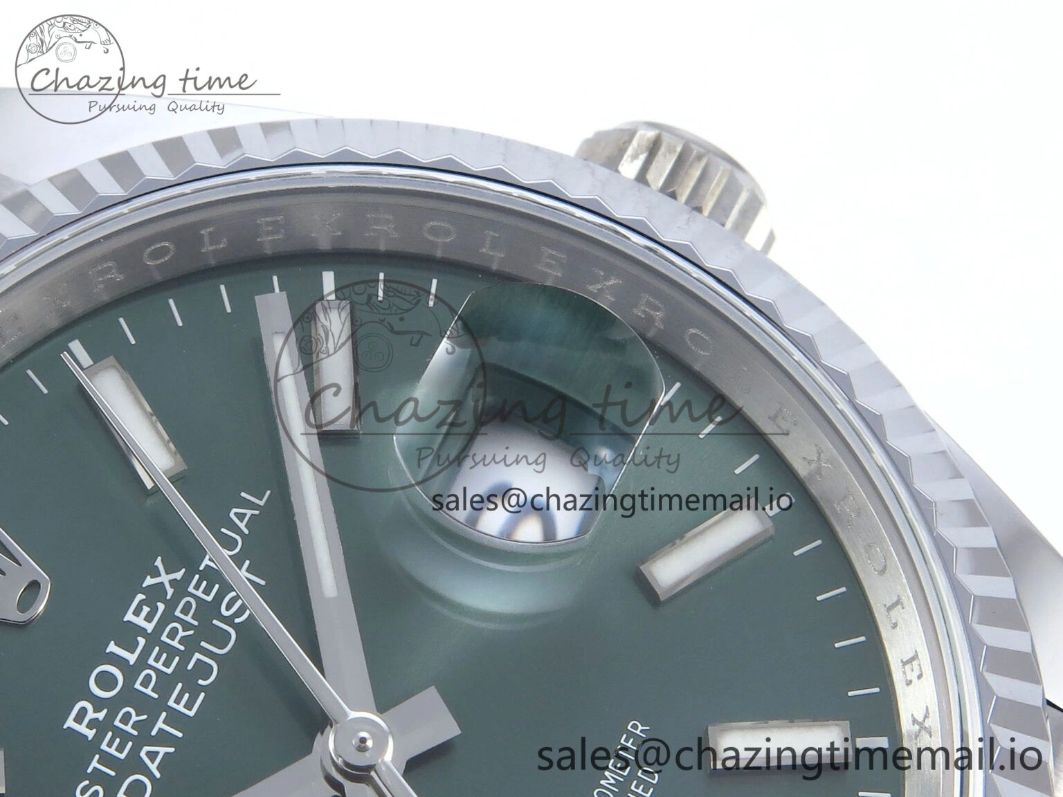 DateJust 36 126234 QF+ 1:1 Best Edition 904L Steel Green Stick Dial on SS Jubilee Bracelet VR EyeCatching 925
