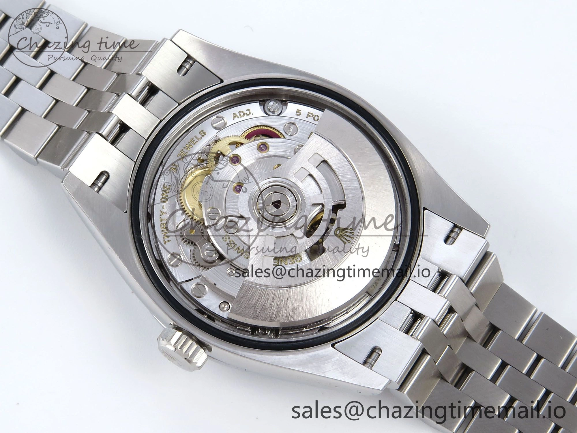 WellDesigned DateJust 36 126234 QF+ 1:1 Best Edition 904L Steel White MOP Diamonds Dial on SS Jubilee Bracelet VR 929
