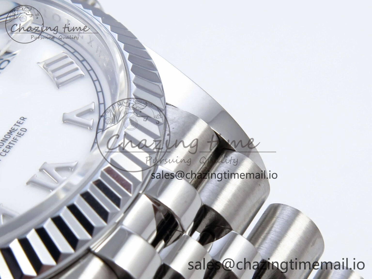 TopPick DateJust 36 126234 QF+ 1:1 Best Edition 904L Steel White Roman Dial on SS Jubilee Bracelet VR 927
