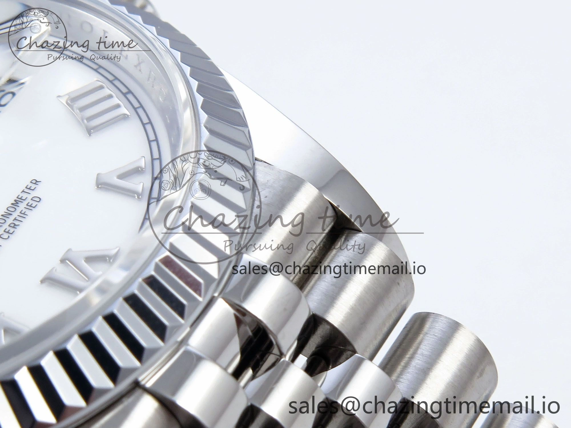 TopPick DateJust 36 126234 QF+ 1:1 Best Edition 904L Steel White Roman Dial on SS Jubilee Bracelet VR 927