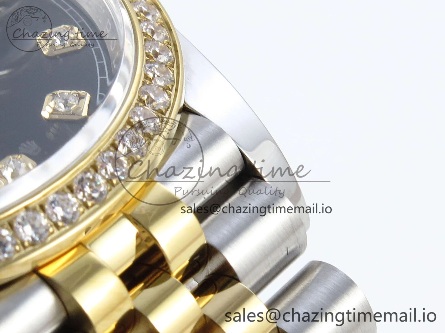 DateJust 36 126283RBR EWEF Best Edition Black Diamonds Dial on SS YG Jubilee Bracelet A BestValue 634