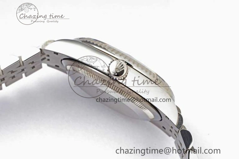 OnTrend DateJust 36 DIWF 1:1 Best Edition 904L Steel Blue Diamonds Dial on Jubilee Bracelet SA 2311