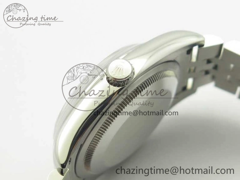 Flexible DateJust 36 SS 116200 ARF 1:1 Best Edition White Roman Dial On SS Jubilee Bracelet SA 3466