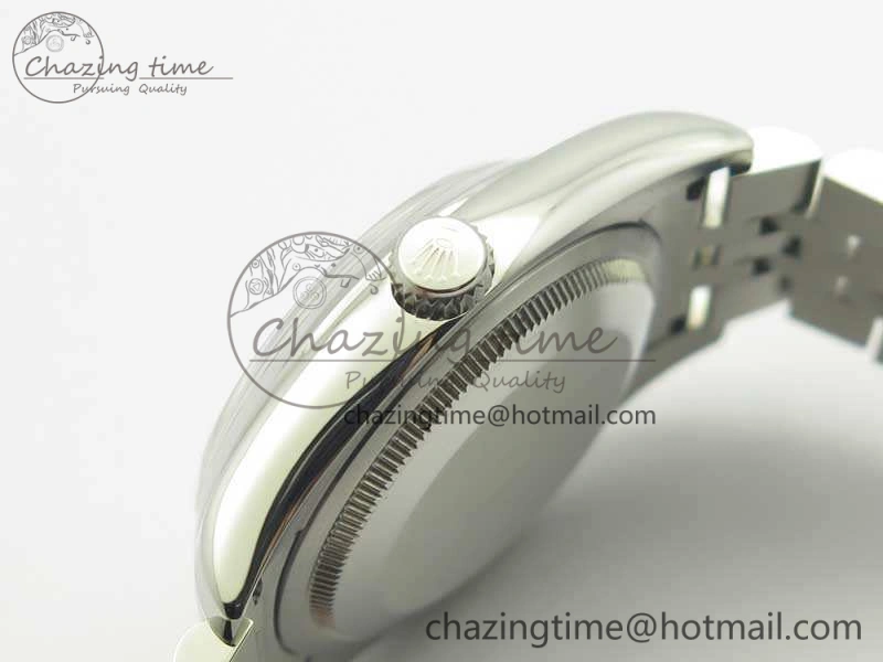 Flexible DateJust 36 SS 116200 ARF 1:1 Best Edition White Roman Dial On SS Jubilee Bracelet SA 3466