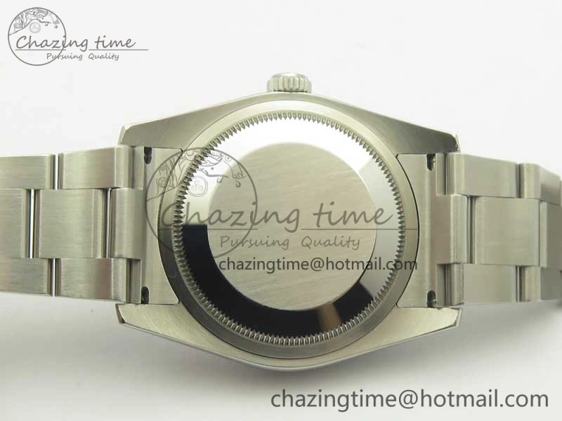DateJust 36 SS 116200 Fluted Bezel DJF Best Edition Black Com Diam Dial on SS 904L Oyster Bracelet A Soft 10676