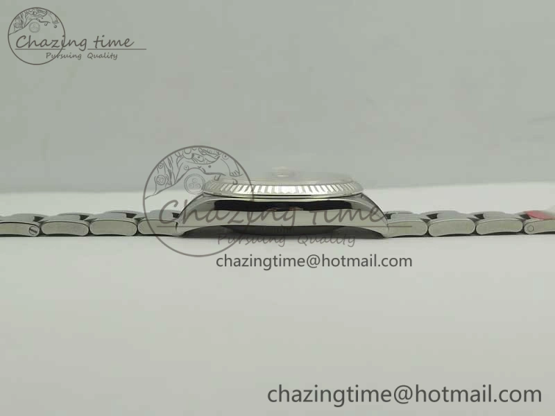 Sleek DateJust 36 SS 116200 Fluted Bezel DJF Best Edition Silver Com Diam Dial on SS 904L Oyster Bracelet A 10679