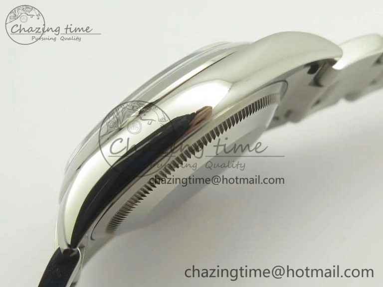 Seasonal DateJust 36 SS 116200 Polished Bezel DJF Best Edition Black Com Diam Dial on SS 904L Oyster Bracelet A 3369