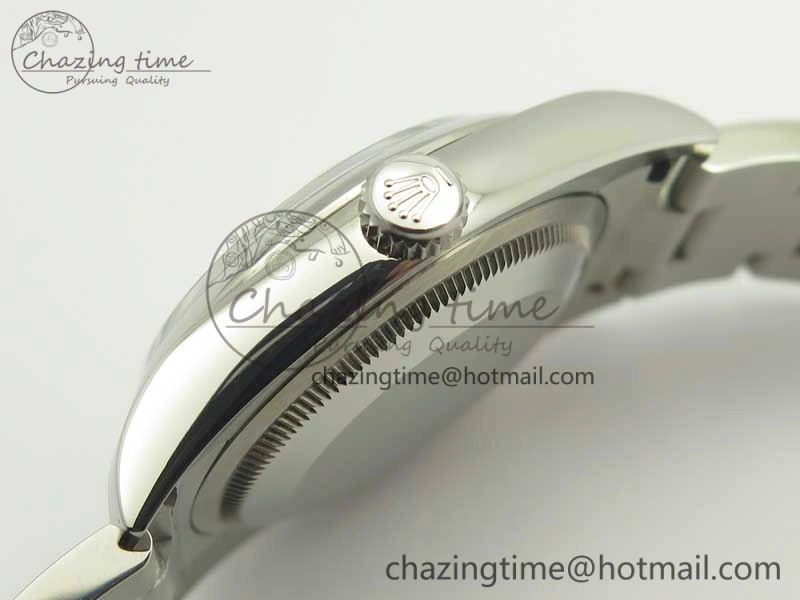 Seasonal DateJust 36 SS 116200 Polished Bezel DJF Best Edition Black Com Diam Dial on SS 904L Oyster Bracelet A 3369