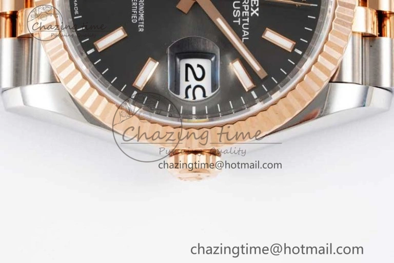 DateJust 36 SS 116231 VSF 1:1 Best Edition 904L Steel Gray Stick Dial on Jubilee Bracelet VS Practical 2058