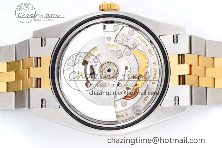 DateJust 36 SS 116233 VSF 1:1 Best Edition 904L Steel YG Stick Dial on Jubilee Bracelet VS FlexibleFit 2025