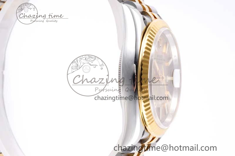 DateJust 36 SS 116233 VSF 1:1 Best Edition 904L Steel YG Stick Dial on Jubilee Bracelet VS FlexibleFit 2025