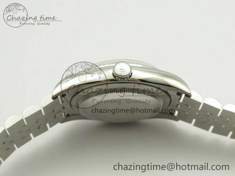 DateJust 36 SS 116234 ARF 1:1 Best Edition 904L Steel Black Dial Roman Markers on Jubilee Bracelet SH3135 V Stretchable 3307