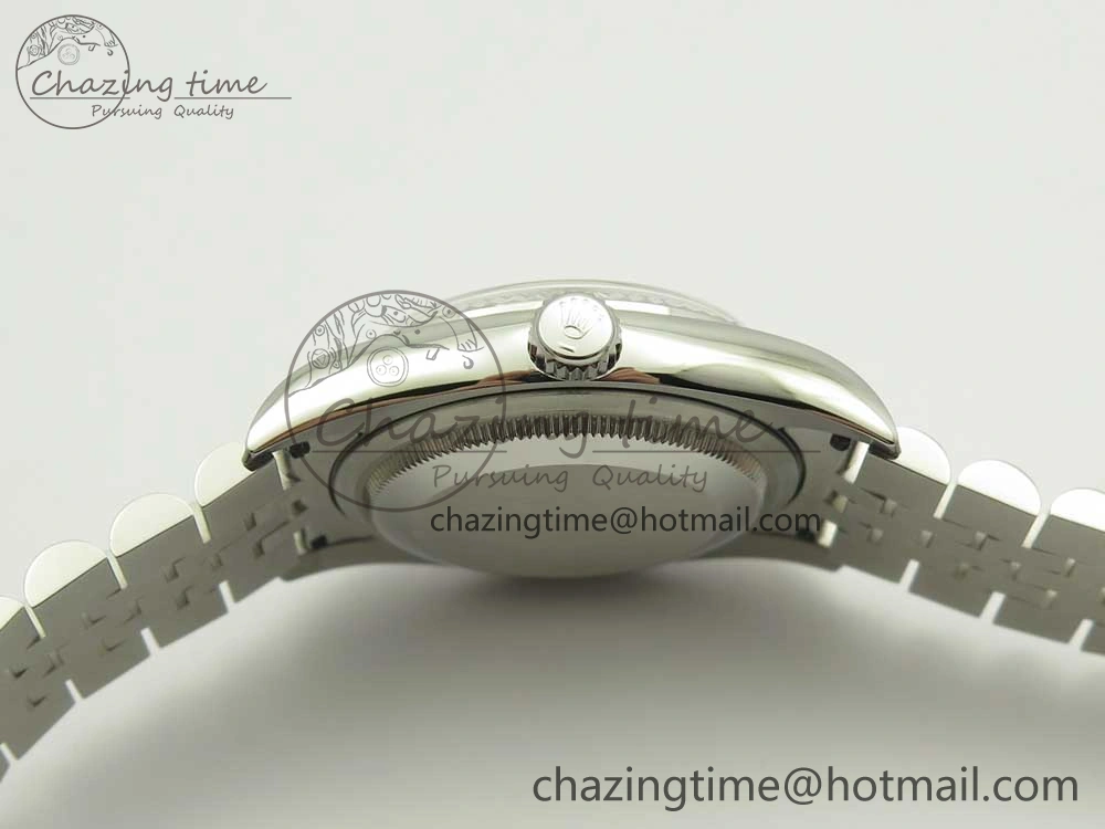 DateJust 36 SS 116234 ARF 1:1 Best Edition 904L Steel Black Dial Roman Markers on Jubilee Bracelet SH3135 V Stretchable 3307