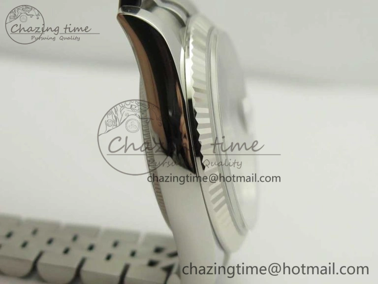 DateJust 36 SS 116234 ARF 1:1 Best Edition 904L Steel Black Dial Roman Markers on Jubilee Bracelet SH3135 V Stretchable 3307