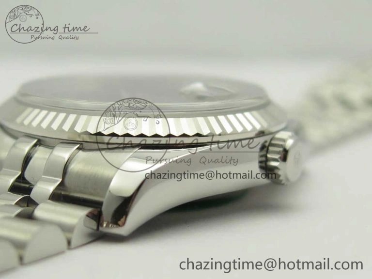 DateJust 36 SS 116234 ARF 1:1 Best Edition 904L Steel Black Dial Roman Markers on Jubilee Bracelet SH3135 V Stretchable 3307