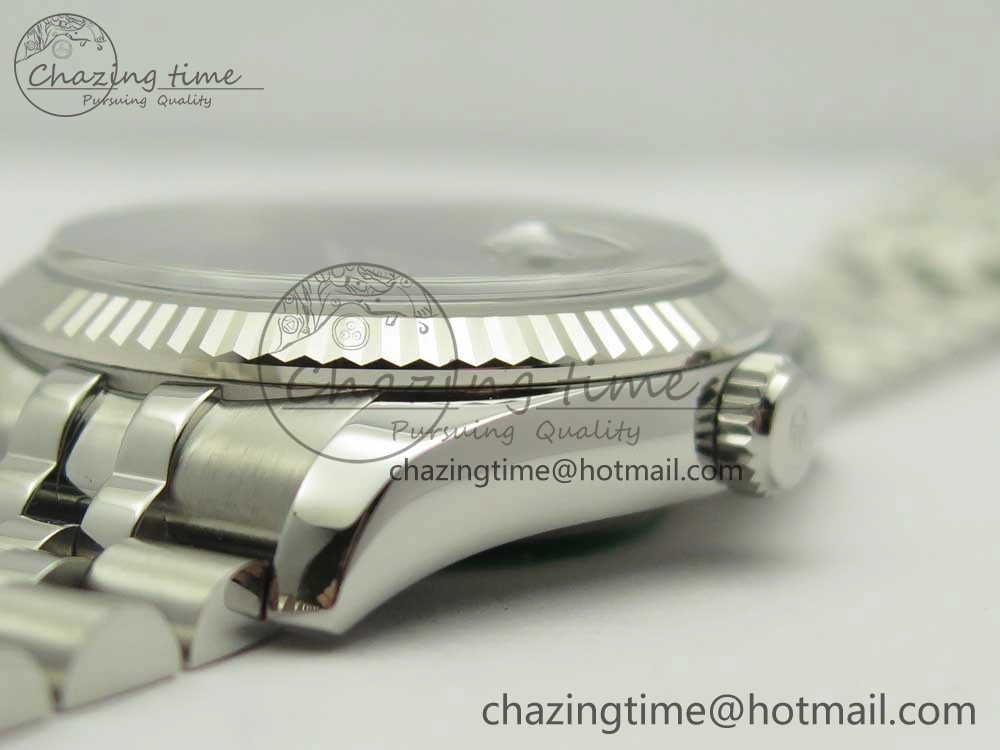 DateJust 36 SS 116234 ARF 1:1 Best Edition 904L Steel Black Dial Roman Markers on Jubilee Bracelet SH3135 V Stretchable 3307