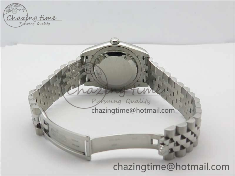 Neat DateJust 36 SS 116234 ARF 1:1 Best Edition 904L Steel Black Dial Roman Markers on Jubilee Bracelet SH3135 V 3197