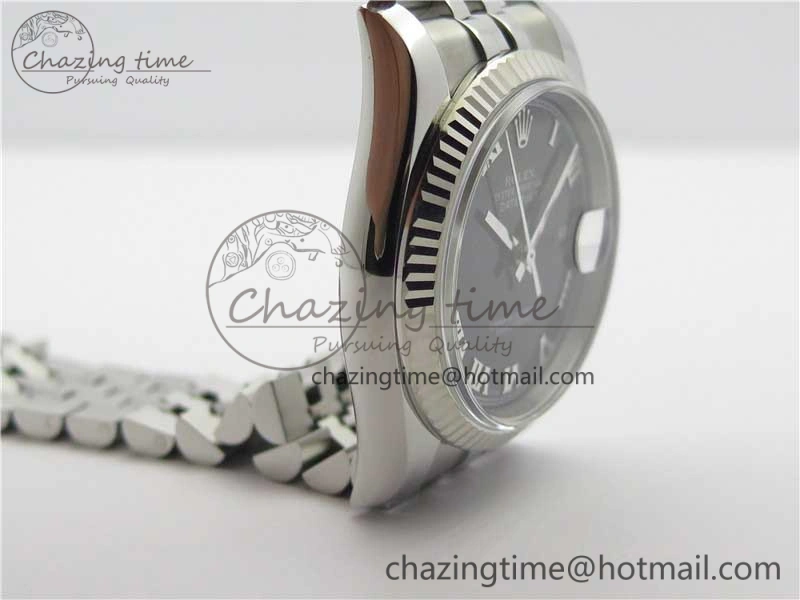 Neat DateJust 36 SS 116234 ARF 1:1 Best Edition 904L Steel Black Dial Roman Markers on Jubilee Bracelet SH3135 V 3197