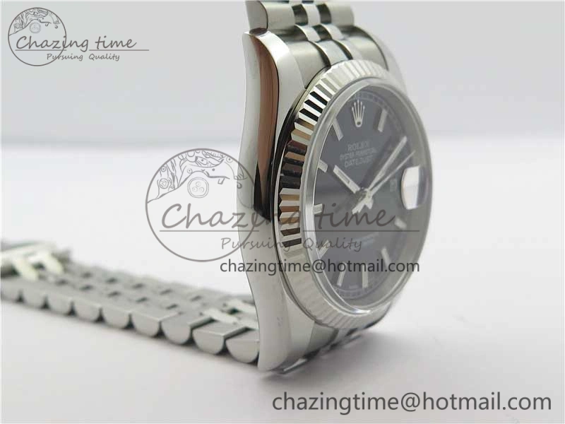 Lightweight DateJust 36 SS 116234 ARF 1:1 Best Edition 904L Steel Black Dial on Jubilee Bracelet SH3135 V 3211