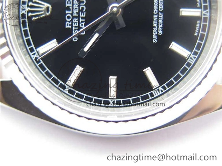 Lightweight DateJust 36 SS 116234 ARF 1:1 Best Edition 904L Steel Black Dial on Jubilee Bracelet SH3135 V 3211