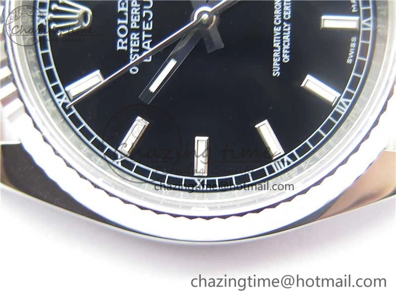 Lightweight DateJust 36 SS 116234 ARF 1:1 Best Edition 904L Steel Black Dial on Jubilee Bracelet SH3135 V 3211