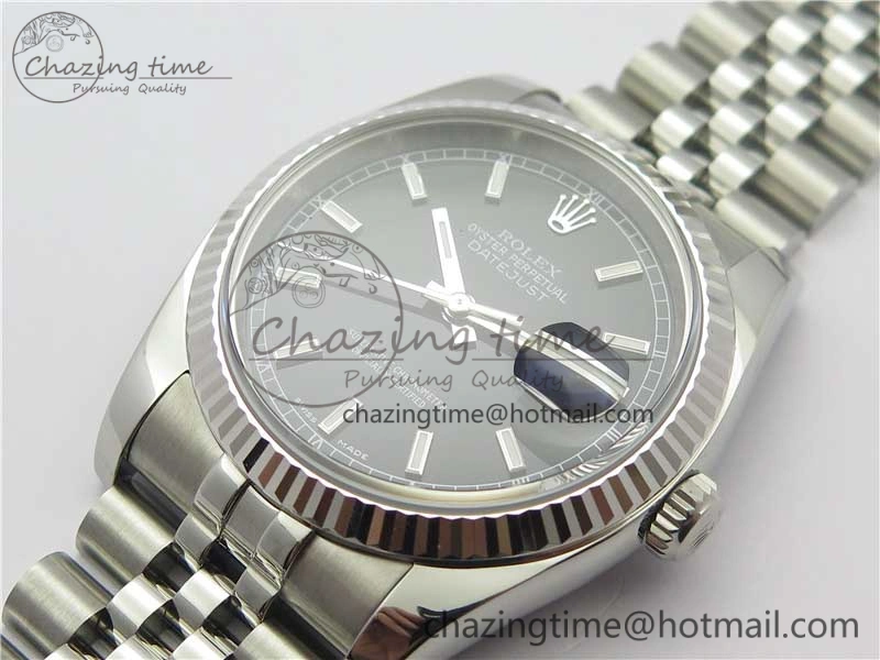 Lightweight DateJust 36 SS 116234 ARF 1:1 Best Edition 904L Steel Black Dial on Jubilee Bracelet SH3135 V 3211