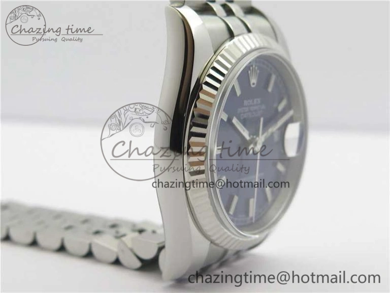 Sophisticated DateJust 36 SS 116234 ARF 1:1 Best Edition 904L Steel Blue Dial on Jubilee Bracelet SH3135 V 3214