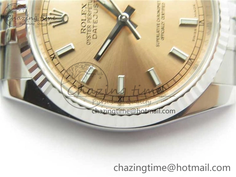 DateJust 36 SS 116234 ARF 1:1 Best Edition 904L Steel Pink Dial on Jubilee Bracelet SH3135 V Versatile 3212