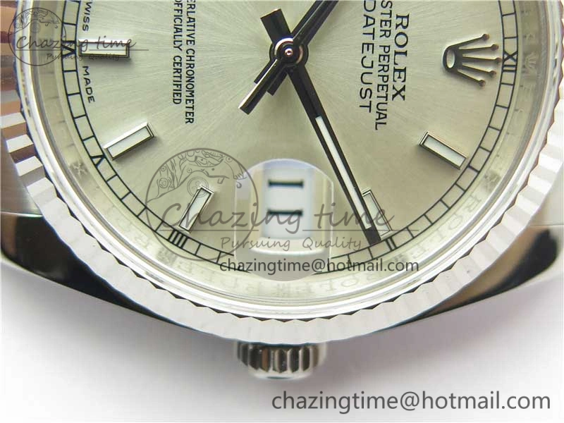 DateJust 36 SS 116234 ARF 1:1 Best Edition 904L Steel Silver Dial on Jubilee Bracelet SH3135 V Contemporary 3213
