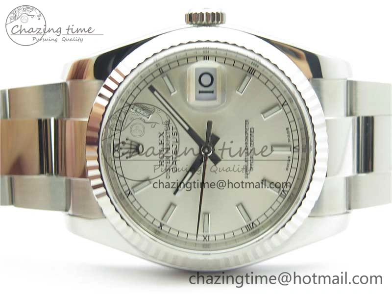 DateJust 36 SS 116234 ARF 1:1 Best Edition 904L Steel Silver Dial on Oyster Bracelet SH3135 V Versatile 3191