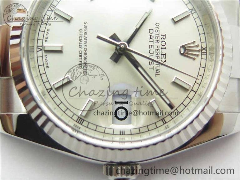 DateJust 36 SS 116234 ARF 1:1 Best Edition 904L Steel Silver Dial on Oyster Bracelet SH3135 V Versatile 3191