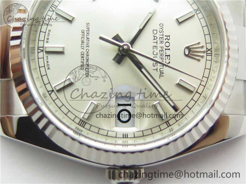 DateJust 36 SS 116234 ARF 1:1 Best Edition 904L Steel Silver Dial on Oyster Bracelet SH3135 V Versatile 3191