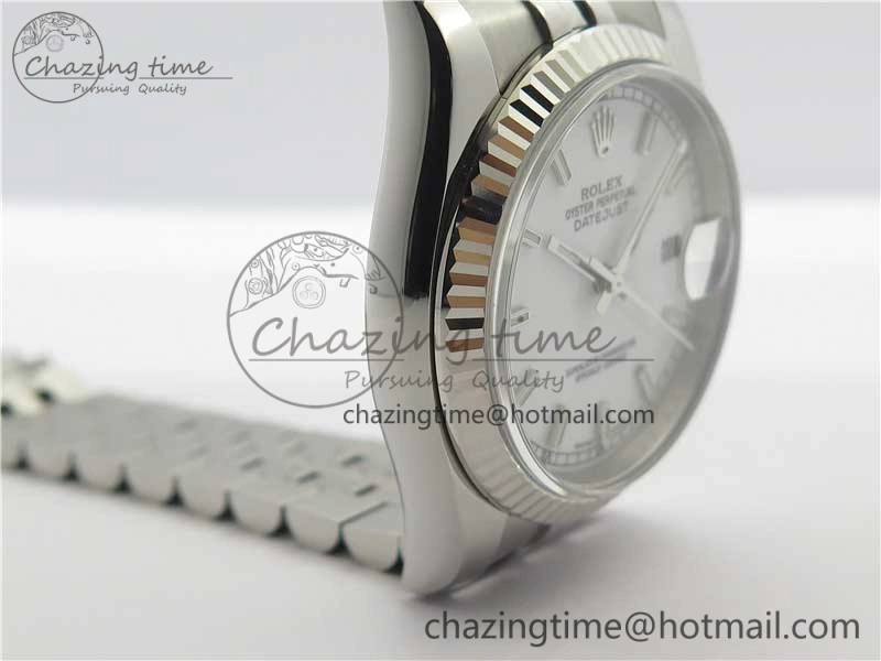 DateJust 36 SS 116234 ARF 1:1 Best Edition 904L Steel White Dial on Jubilee Bracelet SH3135 V Resilient 3215