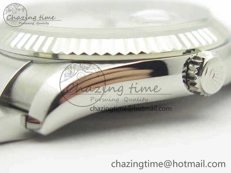 DateJust 36 SS 116234 ARF 1:1 Best Edition White Roman Dial Fluted On SS Oyster Bracelet SA SunProtective 3463