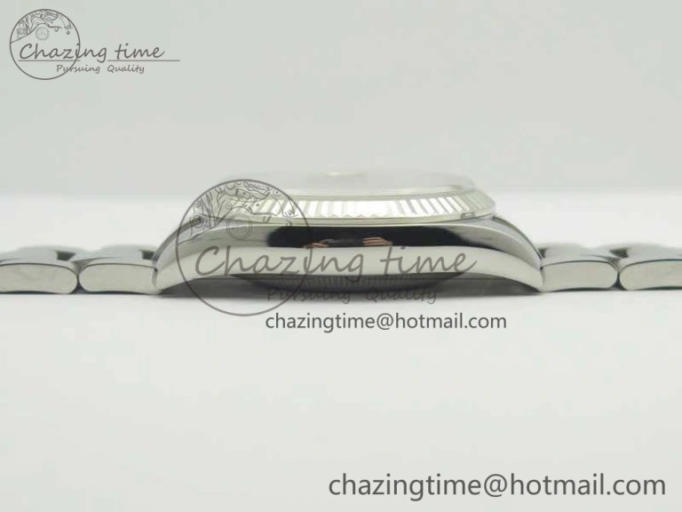 DateJust 36 SS 116234 ARF 1:1 Best Edition White Roman Dial Fluted On SS Oyster Bracelet SA SunProtective 3463