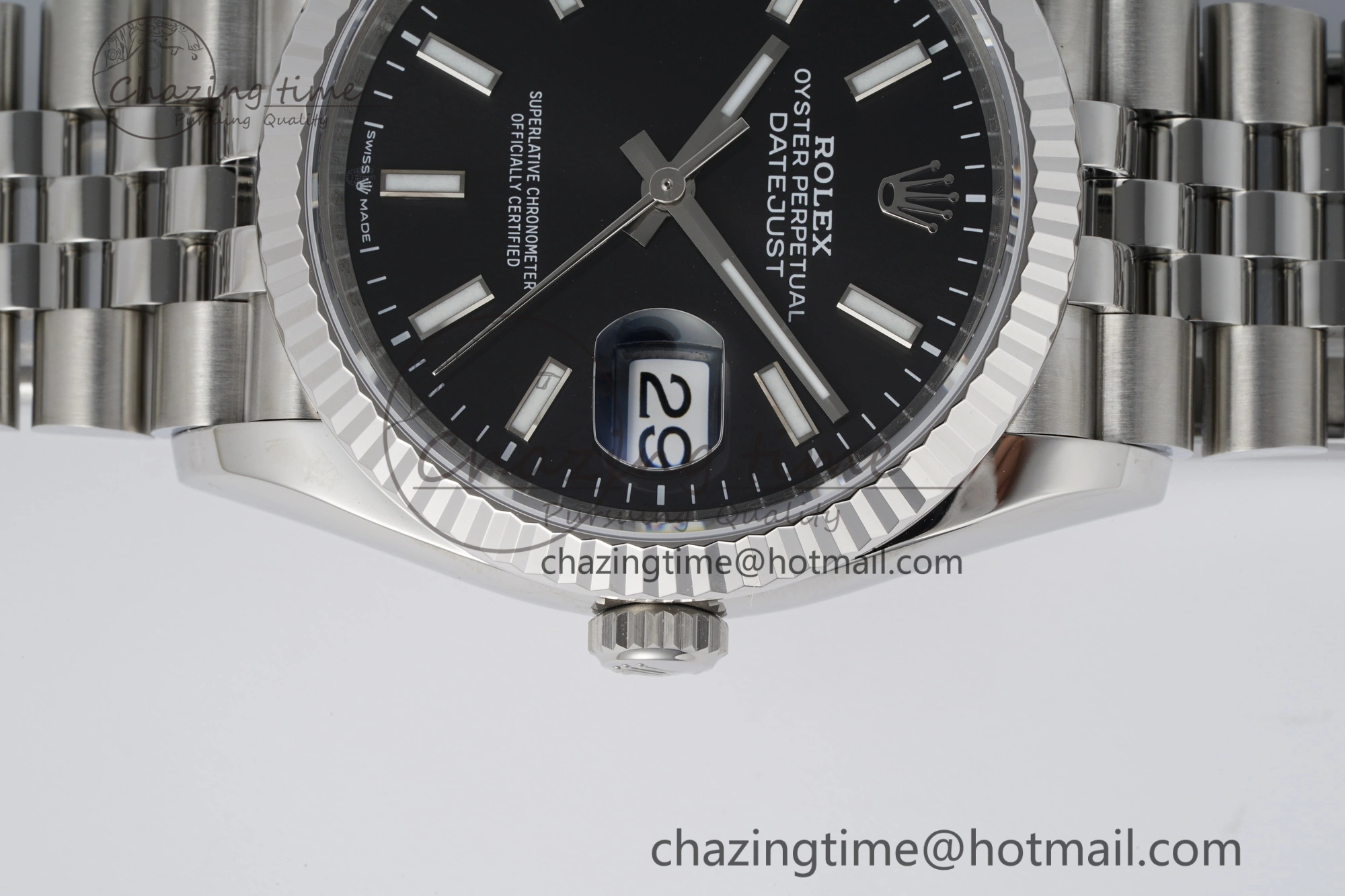DateJust 36 SS 116234 VSF 1:1 Best Edition 904L Steel Black Stick Dial on Jubilee Bracelet VS Efficient 2090