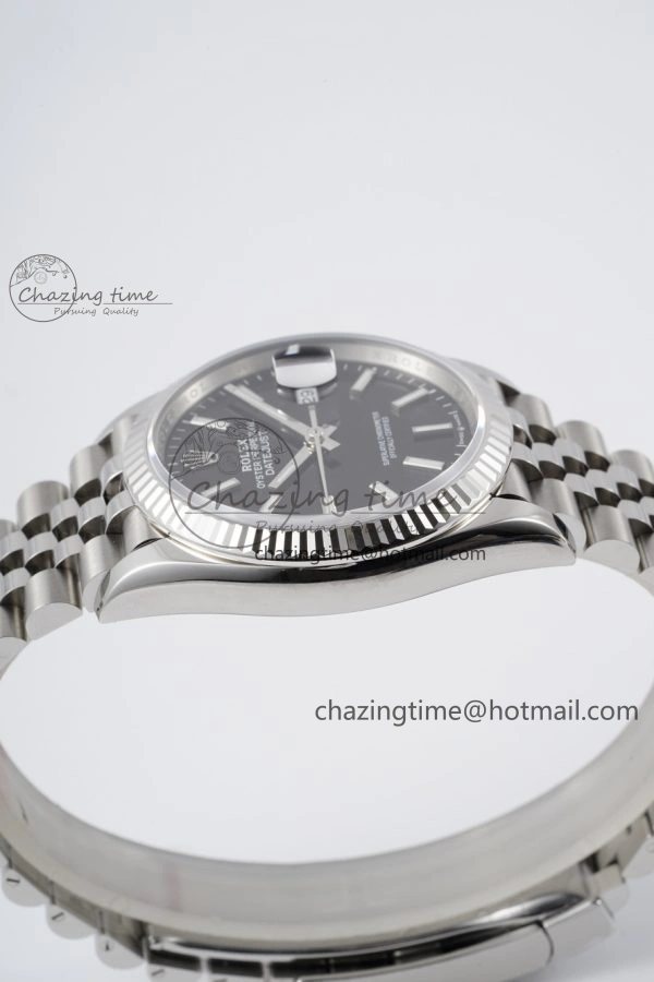 DateJust 36 SS 116234 VSF 1:1 Best Edition 904L Steel Black Stick Dial on Jubilee Bracelet VS Efficient 2090