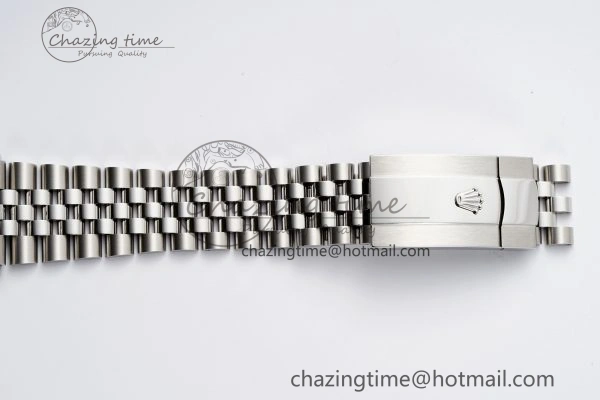 SmoothTexture DateJust 36 SS 116234 VSF 1:1 Best Edition 904L Steel Blue Diamonds Dial on Jubilee Bracelet VS 10156