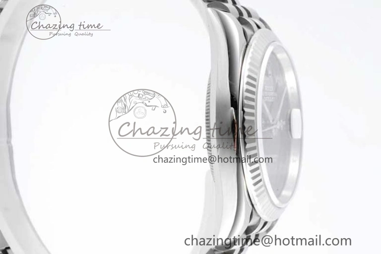 HighQuality DateJust 36 SS 116234 VSF 1:1 Best Edition 904L Steel Gray Green Roman Dial on Jubilee Bracelet VS 2027
