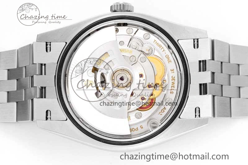 HighQuality DateJust 36 SS 116234 VSF 1:1 Best Edition 904L Steel Gray Green Roman Dial on Jubilee Bracelet VS 2027