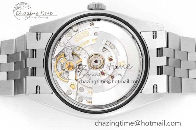 HighQuality DateJust 36 SS 116234 VSF 1:1 Best Edition 904L Steel Gray Green Roman Dial on Jubilee Bracelet VS 2027