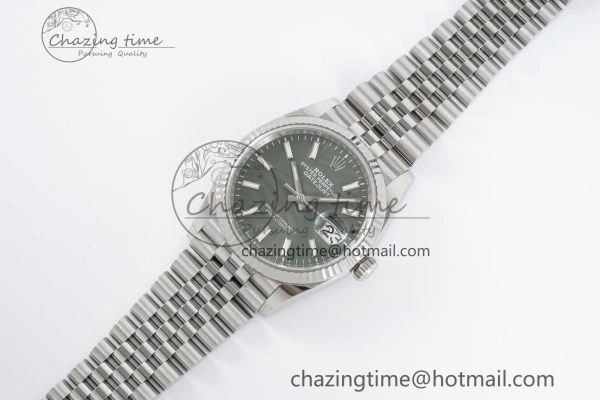 DateJust 36 SS 116234 VSF 1:1 Best Edition 904L Steel Green Leaf Dial on Jubilee Bracelet VS Lightweight 10137