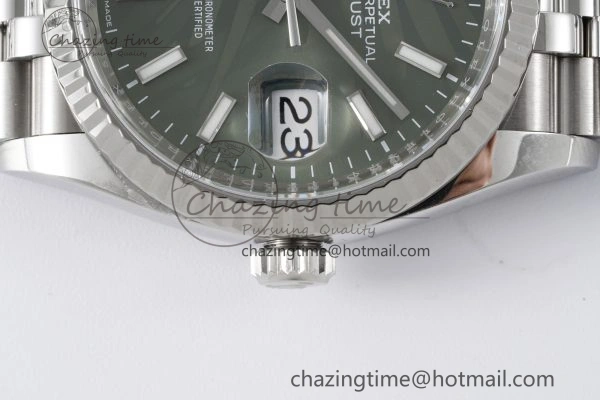 DateJust 36 SS 116234 VSF 1:1 Best Edition 904L Steel Green Leaf Dial on Jubilee Bracelet VS Lightweight 10137