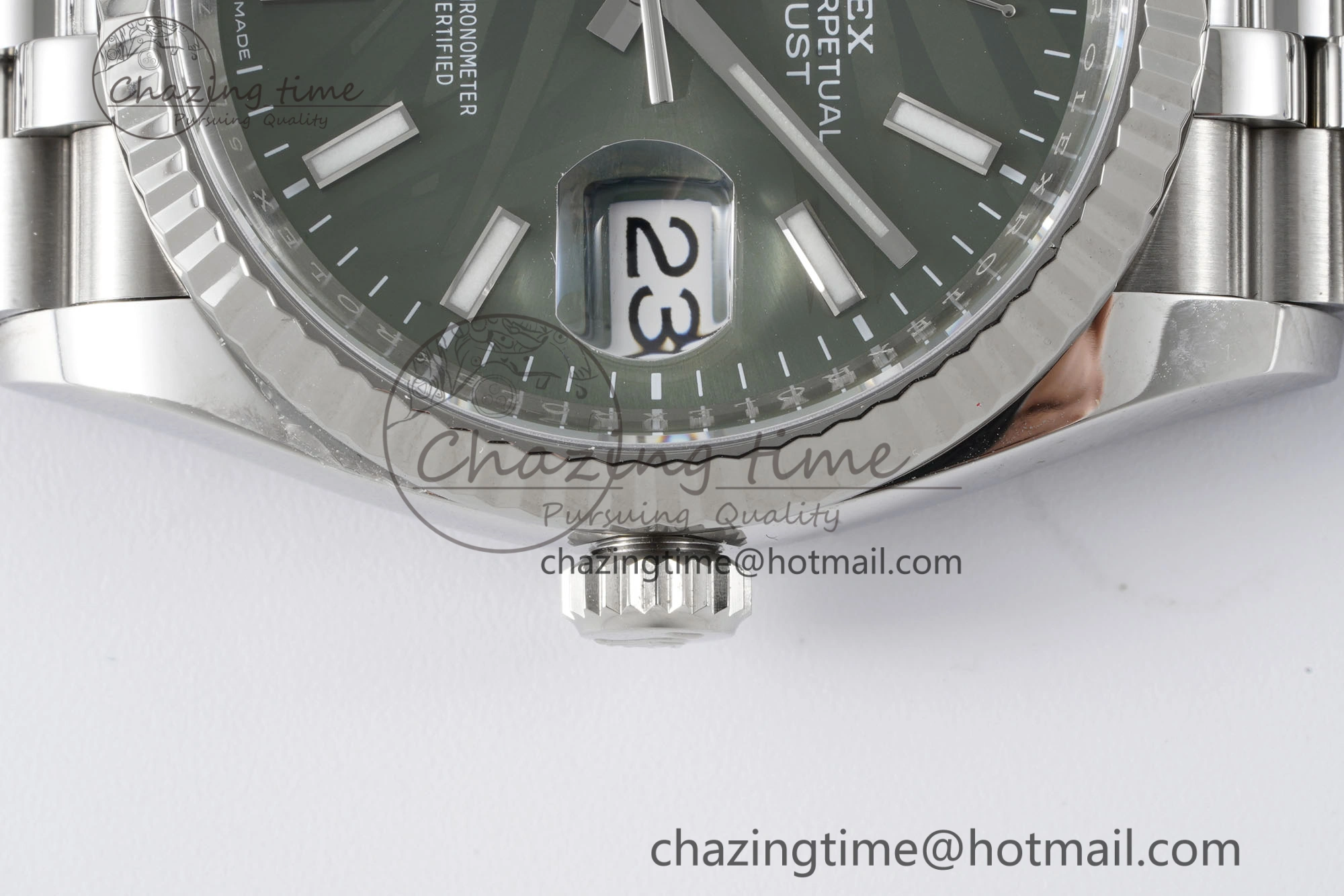 DateJust 36 SS 116234 VSF 1:1 Best Edition 904L Steel Green Leaf Dial on Jubilee Bracelet VS Lightweight 10137