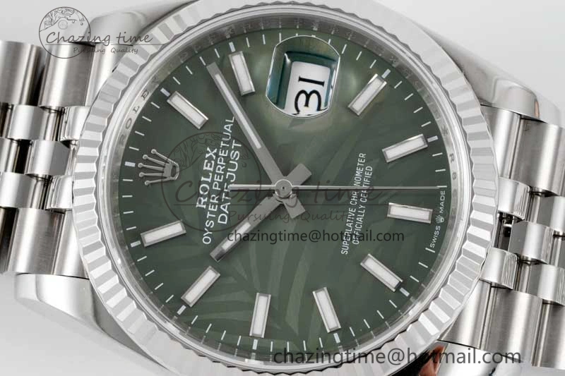DateJust 36 SS 116234 VSF 1:1 Best Edition 904L Steel Green Leaf Dial on Jubilee Bracelet VS Colorful 2056