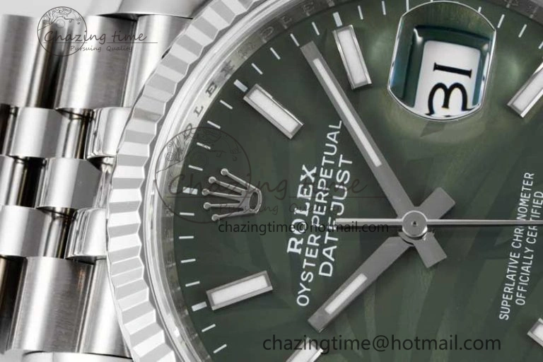 DateJust 36 SS 116234 VSF 1:1 Best Edition 904L Steel Green Leaf Dial on Jubilee Bracelet VS Colorful 2056